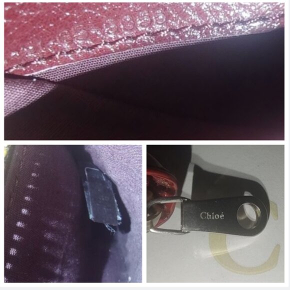 Chloe patent leather bow wallet full incl EUC - Picture 4 of 8